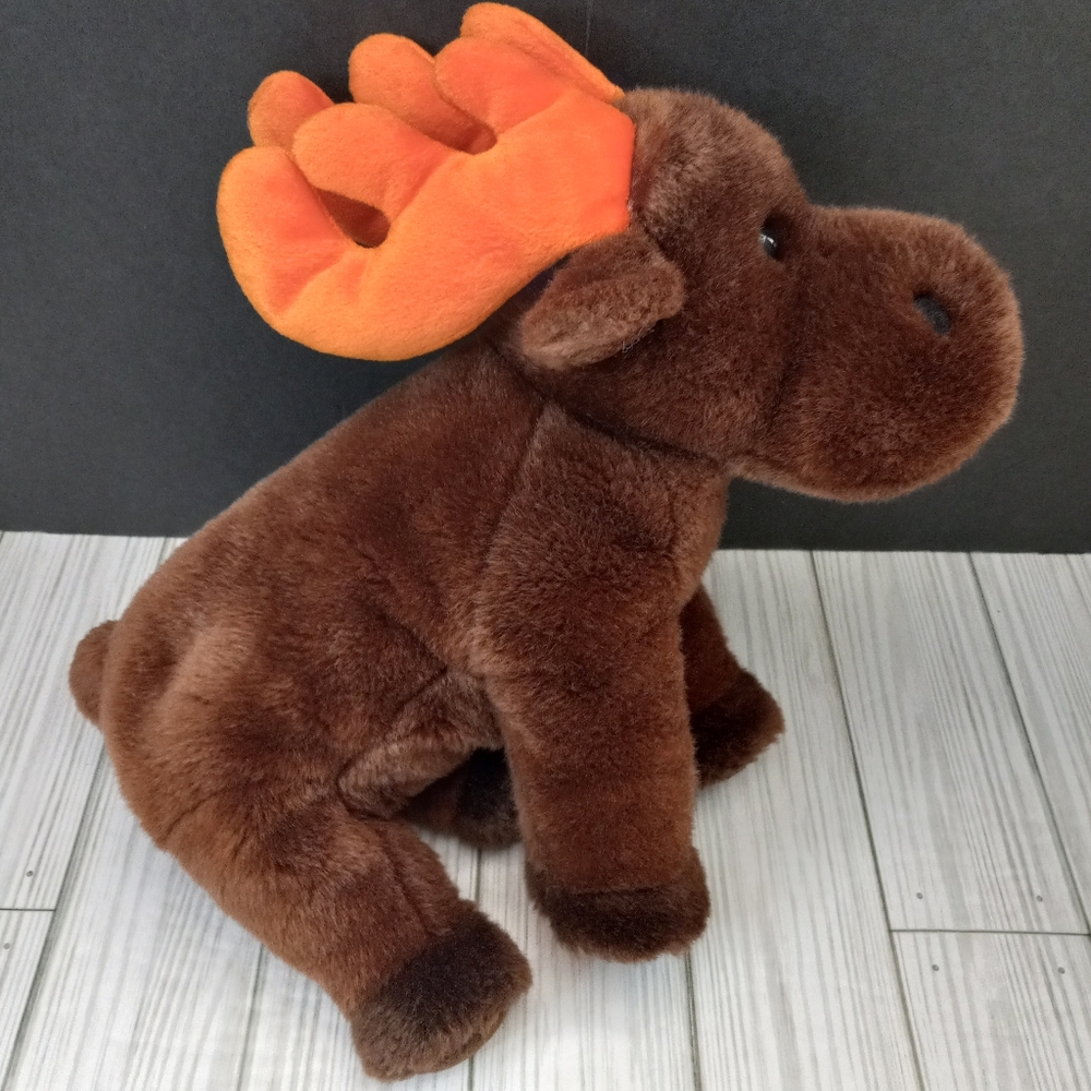 Vintage 1999 TY Beanie Buddies Collection Chocolate Moose Plush